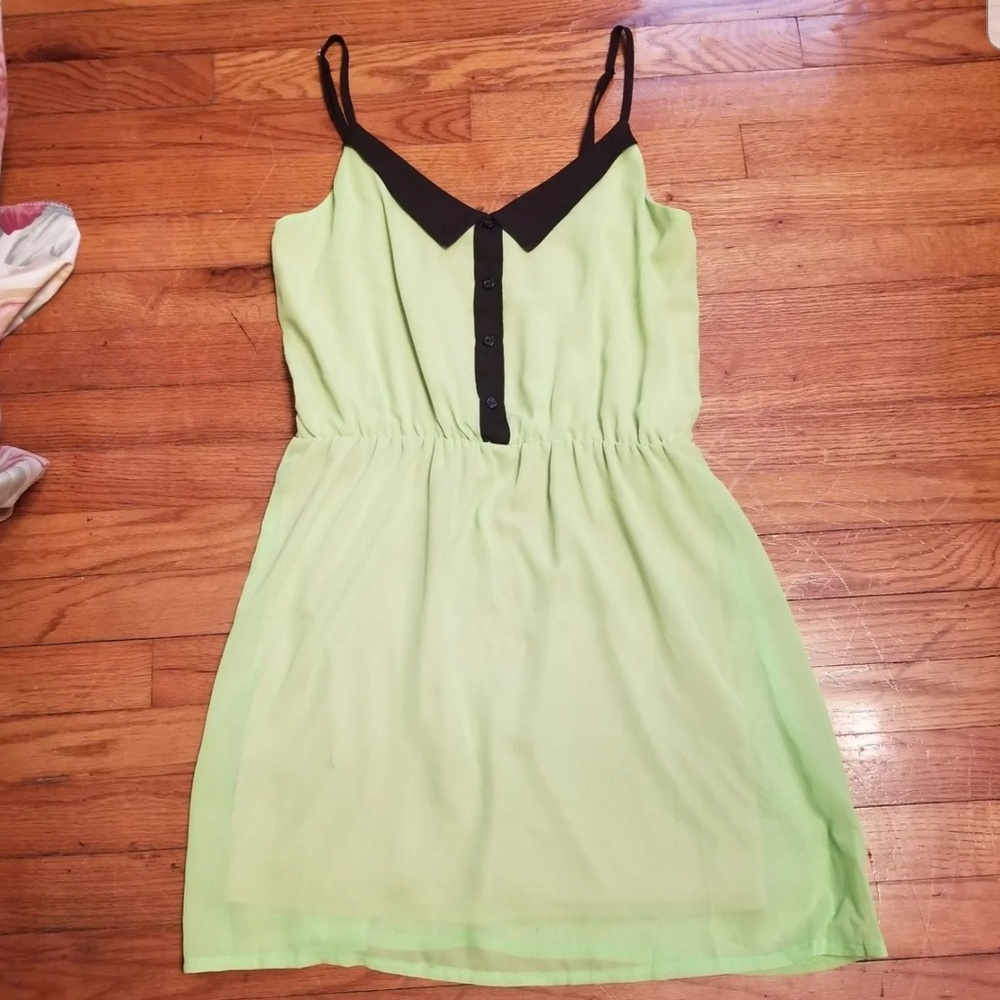 Neon Green Dress